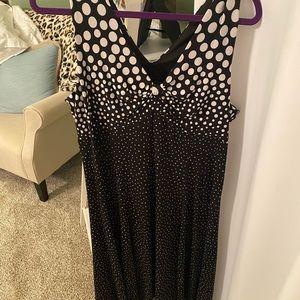 Black and white dress